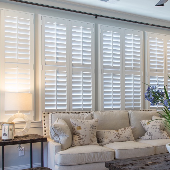 Plantation Shutters In Living Room