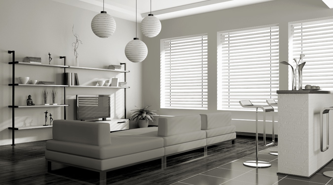 white blinds in Dallas