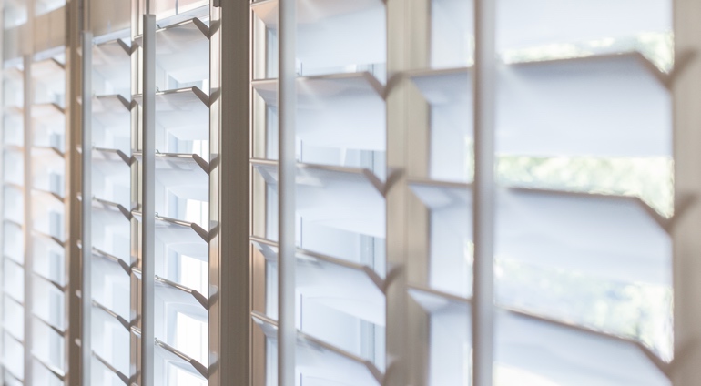 Dallas Plantation Shutters Cost Sunburst Dallas Shutter Louver Close Up