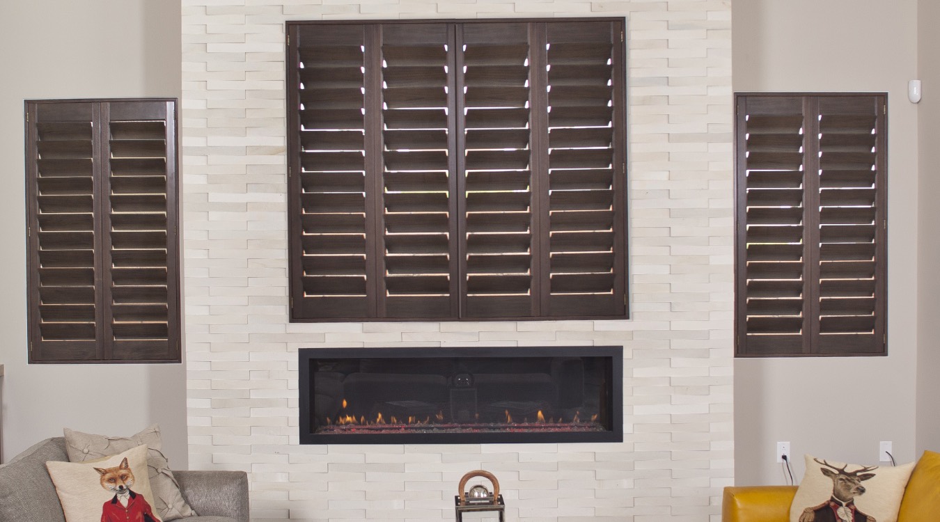 Ovation shutters in living room